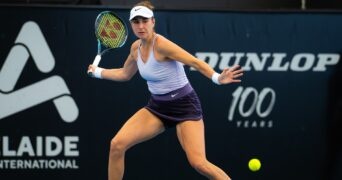 Belinda Bencic at the 2023 Adelaide International