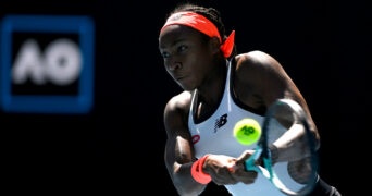 Coco Gauff at the 2023 Australian Open