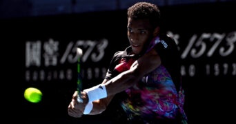 Felix Auger-Aliassime at the 2023 Australian Open