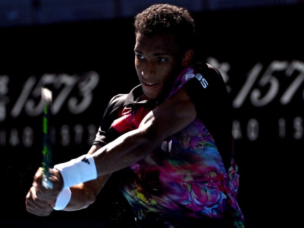 Felix Auger-Aliassime at the 2023 Australian Open