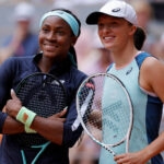 Iga Swiatek and Coco Gauff at Roland-Garros in 2022