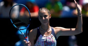 Karolina Pliskova at the 2023 Australian Open