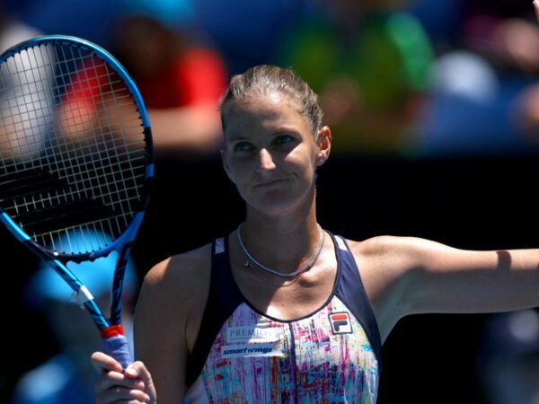 Karolina Pliskova at the 2023 Australian Open
