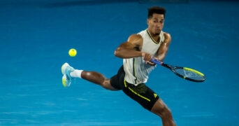 Michael Mmoh at the 2020 Australian Open