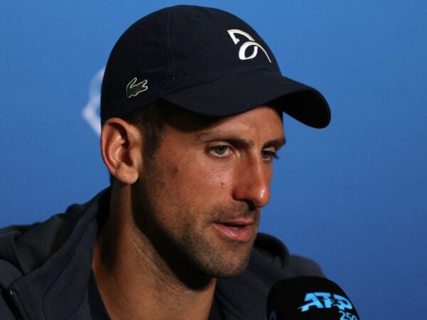 Novak Djokovic Adelaide press