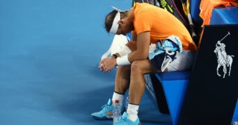 Rafael Nadal at the 2023 Australian Open