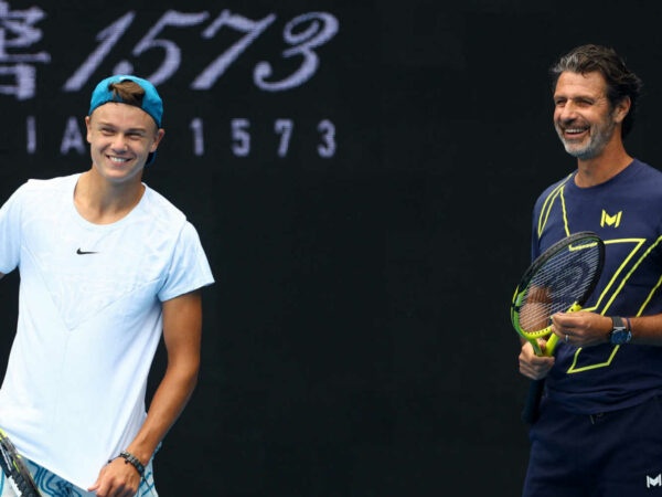 Holger Rune and Patrick Mouratoglou, 2023