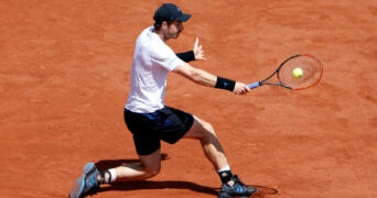 Andy Murray at the 2017 French Open
