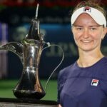 Barbora Krejcikova Dubai trophy 2023