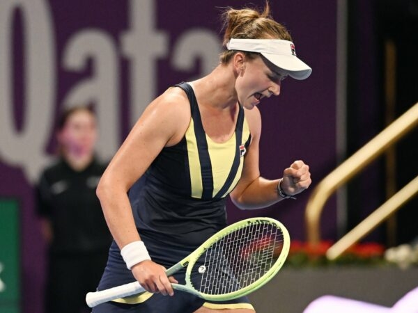 Barbora Krejcikova fist pump