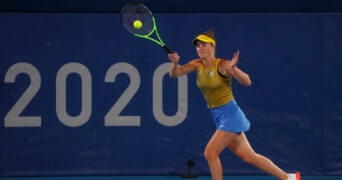 Elina Svitolina at the Tokyo Olympic Games