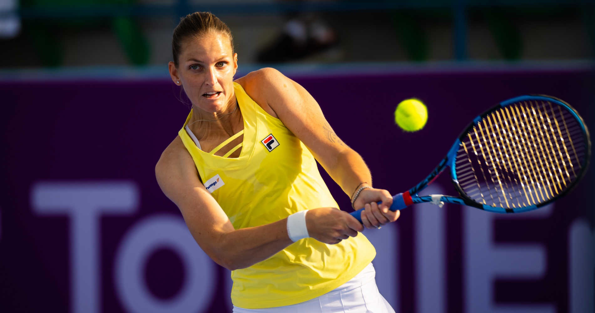 Tennis, WTA Dubai Duty Free Championships 2023 Pliskova downs