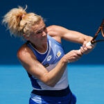 Katerina Siniakova at the 2023 Australian Open