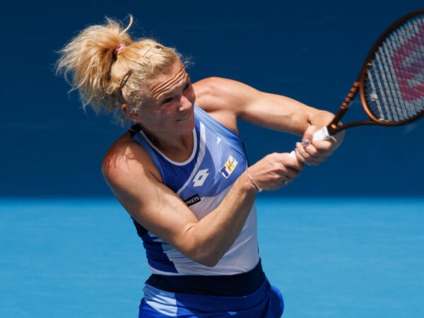 Katerina Siniakova at the 2023 Australian Open