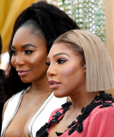 Venus Williame and Serena Williams at the 94th Annual Academy Awards in Los Angeles in March 2022