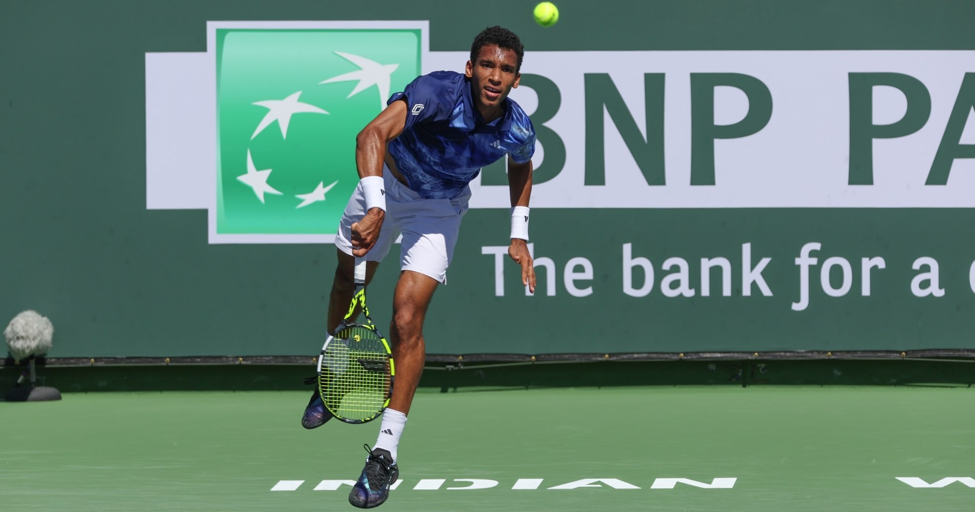 Felix Auger-Aliassime at the 2023 BNP Paribas Open