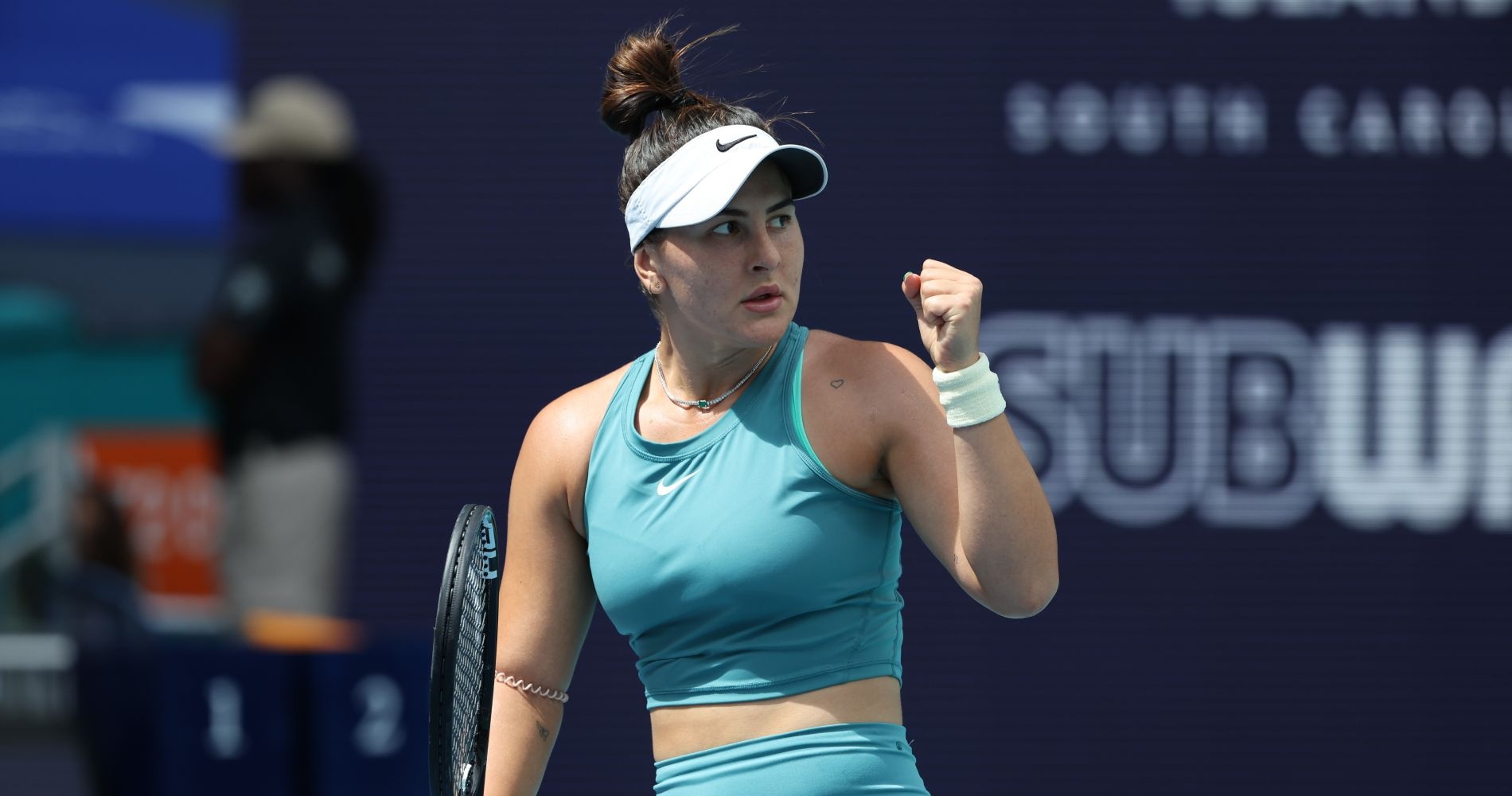 Tennis, WTA Miami Open 2023 Andreescu downs Sakkari Tennis Majors