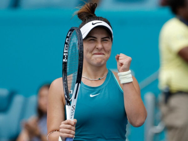 Bianca Andreescu at the 2023 Miami Open