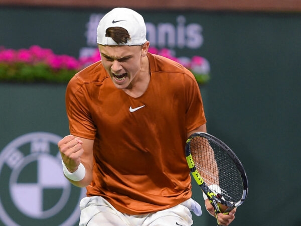 Holger Rune at the 2023 BNP Paribas Open