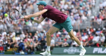 Jannik Sinner at the 2023 BNP Paribas Open