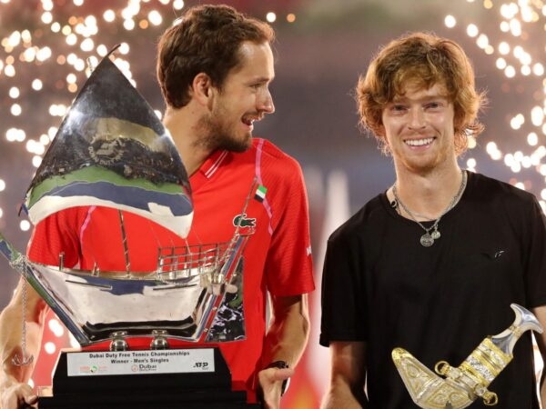 Daniil Medvedev and Andrey Rublev