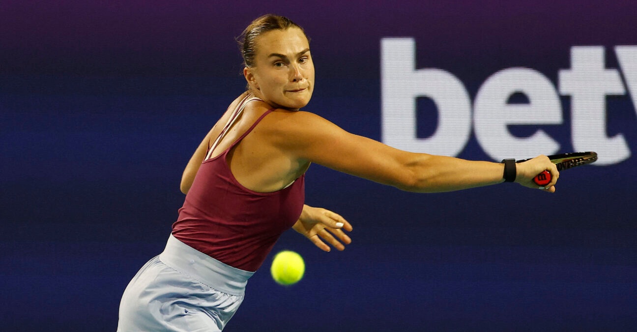 Sabalenka powers past Bouzkova in Miami Tennis Majors