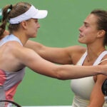 Elena Rybalina and Aryna Sabalenka, Indian Wells 2023