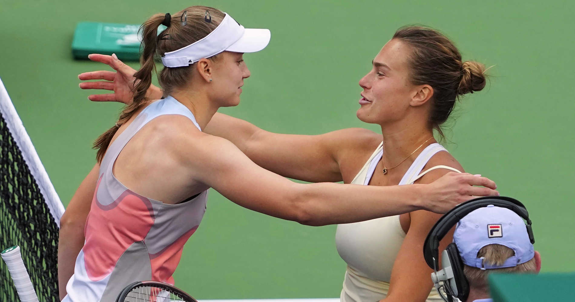 Elena Rybalina and Aryna Sabalenka, Indian Wells 2023