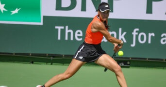 Sorana Cirstea at the 2023 BNP Paribas Open