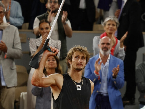 Alexander Zverev at Roland-Garros in 2022