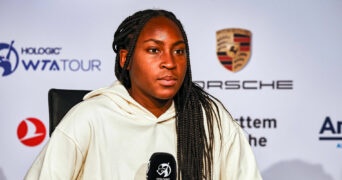 Coco Gauff at the 2023 Porsche Grand Prix