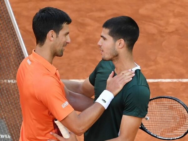 Carlos Alcaraz and Novak Djokovic