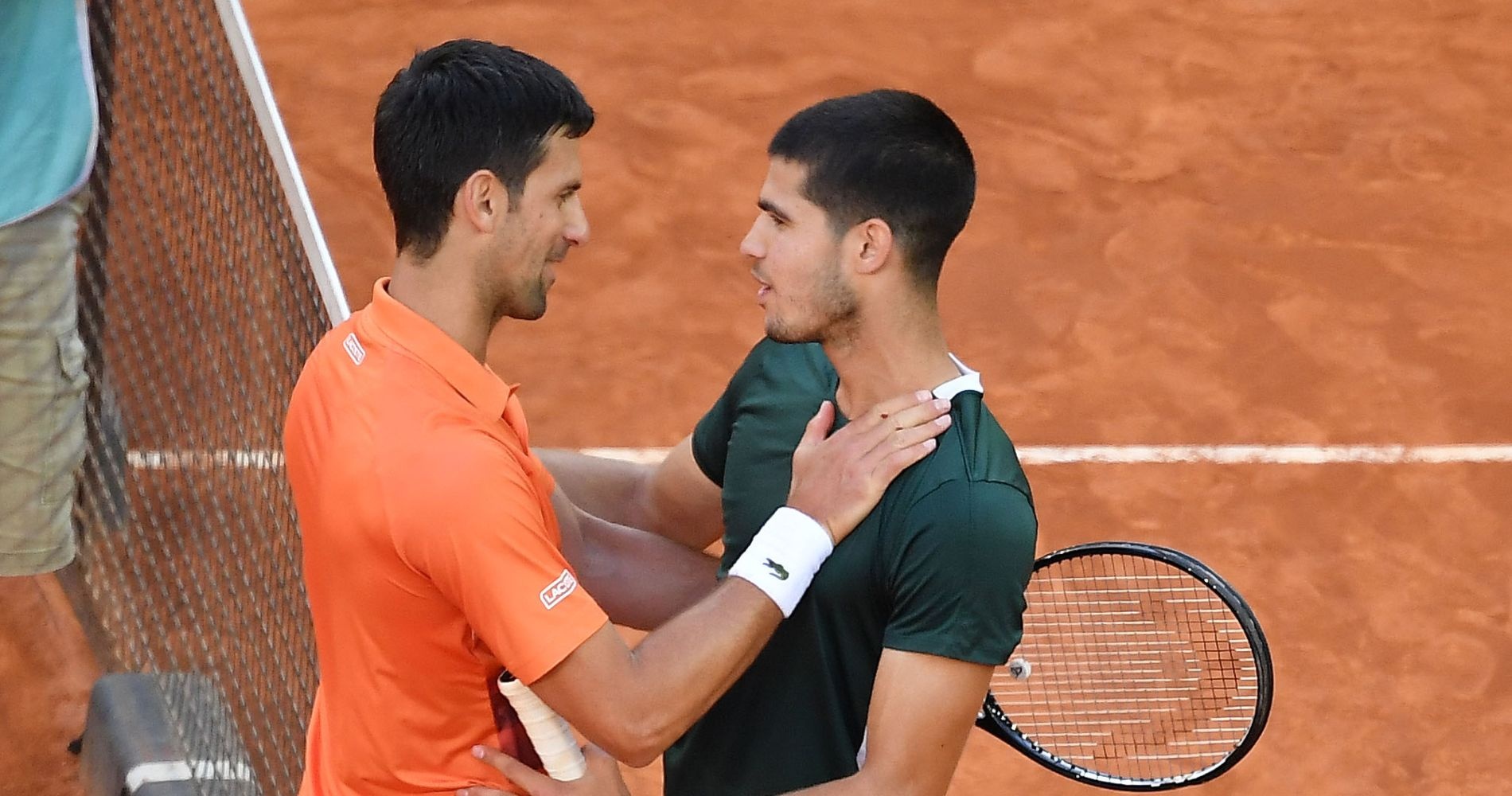 Carlos Alcaraz and Novak Djokovic