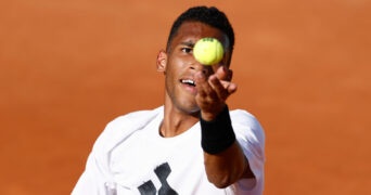 Felix Auger-Aliassime at the 2023 Madrid Masters