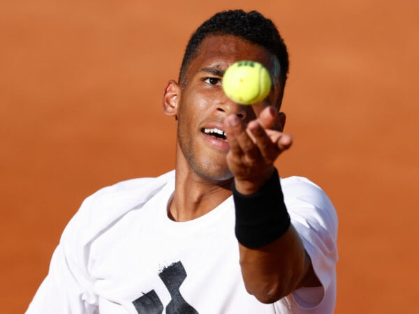 Felix Auger-Aliassime at the 2023 Madrid Masters