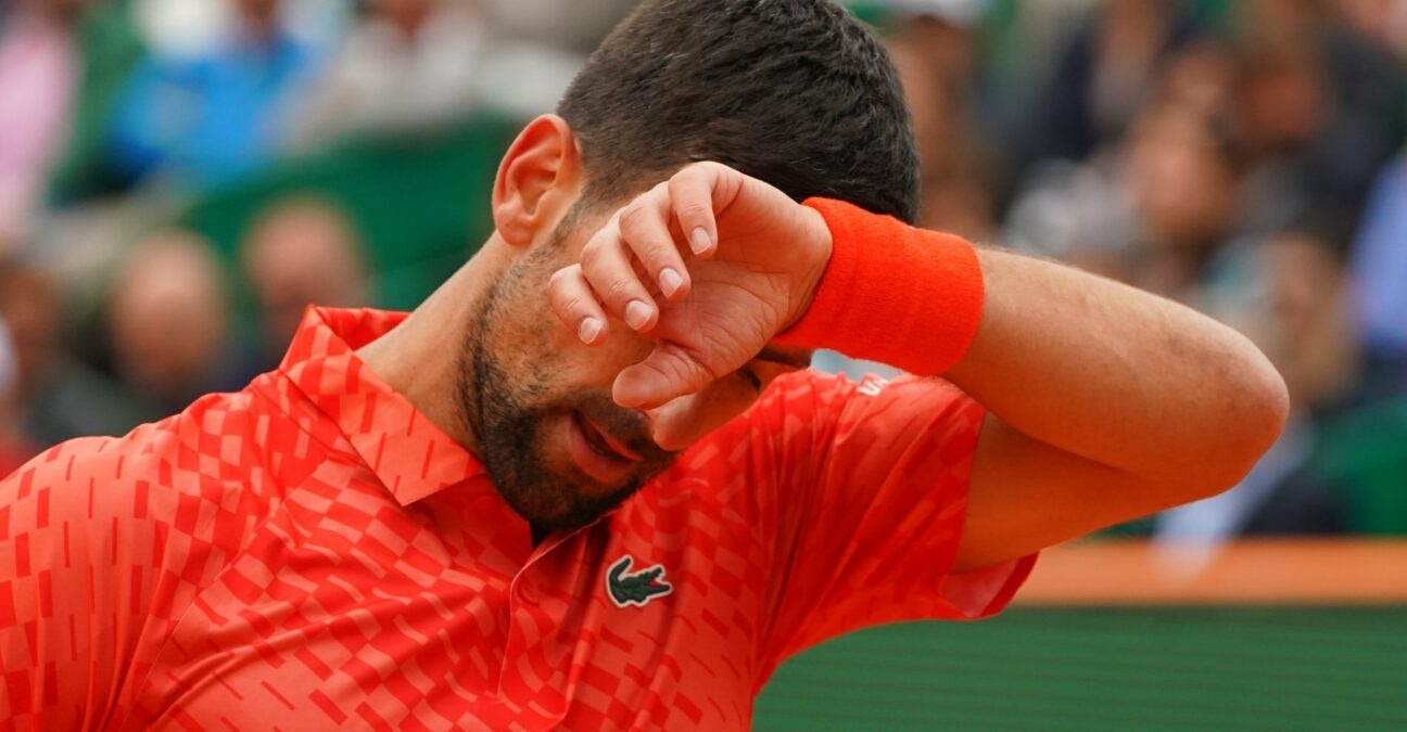 Novak Djokovic close-up