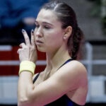 Vitalia Diatchenko at the 2022 WTA Lyon Open