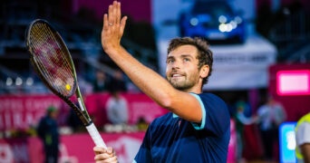 Quentin Halys at the Millennium Estoril Open 2023