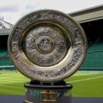 Wimbledon Centre Court and trophy