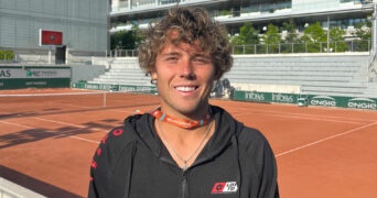 Aleksandar Kovacevic at 2023 Roland-Garros