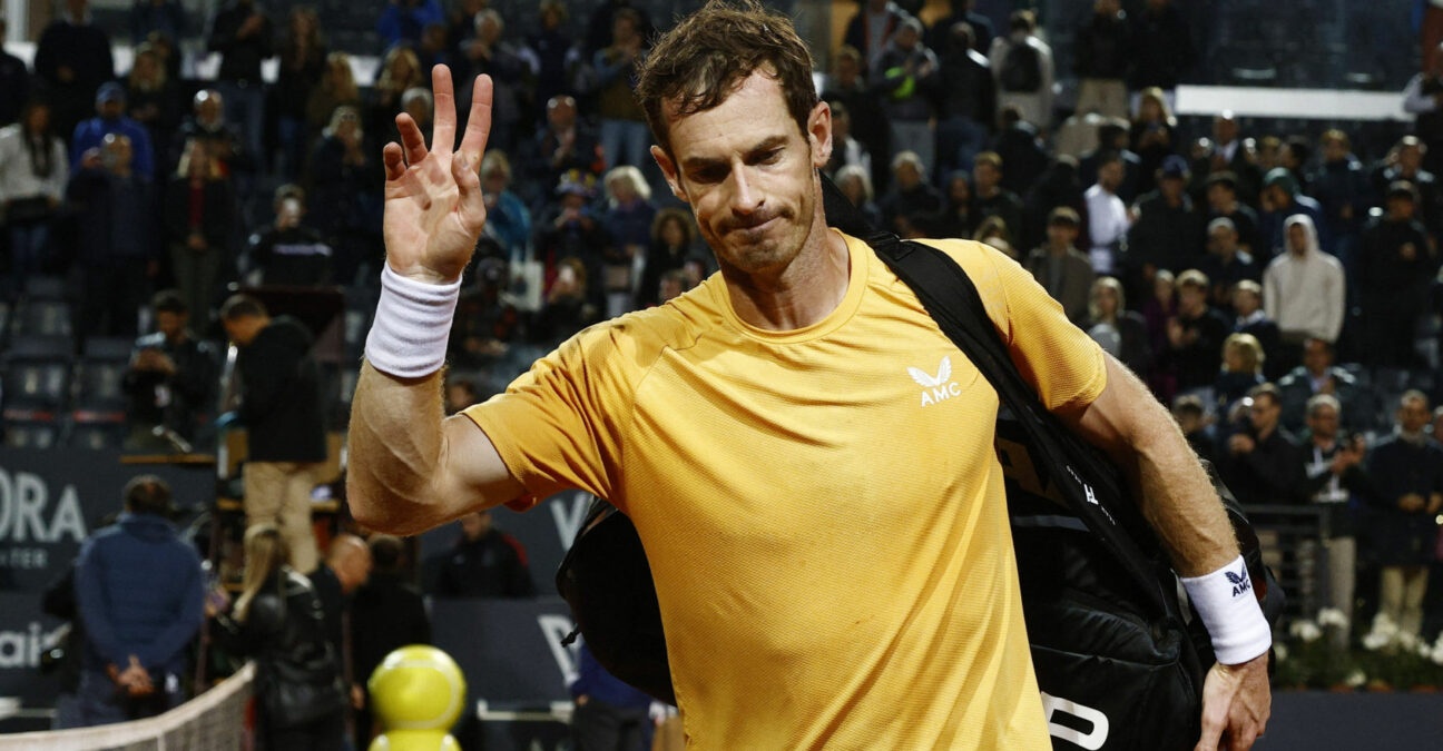 Britain's Andy Murray at the 2023 Italian Open
