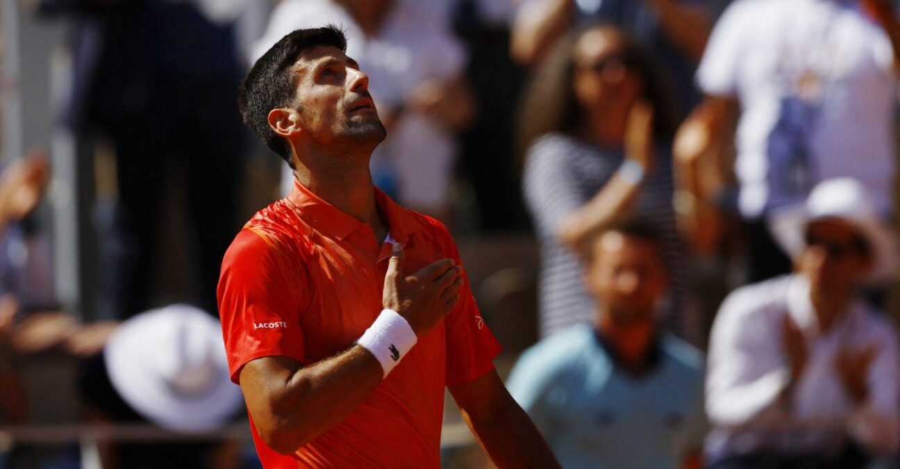 Novak Djokovic at Roland-Garros 2023