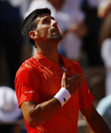 Novak Djokovic at Roland-Garros 2023