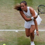 Daria Kasatkina at Wimbledon in 2018