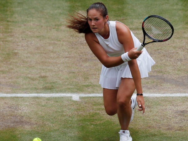 Daria Kasatkina at Wimbledon in 2018