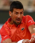 Novak Djokovic at the 2023 French Open