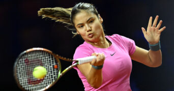 Emma Raducanu at the Porsche Grand Prix in Stuttgart