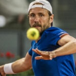 Lucas Pouille at the 2022 Madrid Open