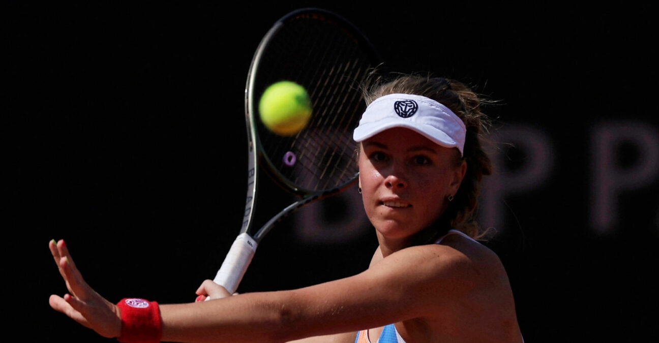 Magdalena Frech at the 2023 Roland-Garros Championships