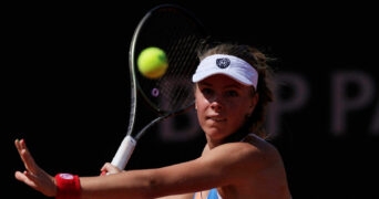 Magdalena Frech at the 2023 Roland-Garros Championships